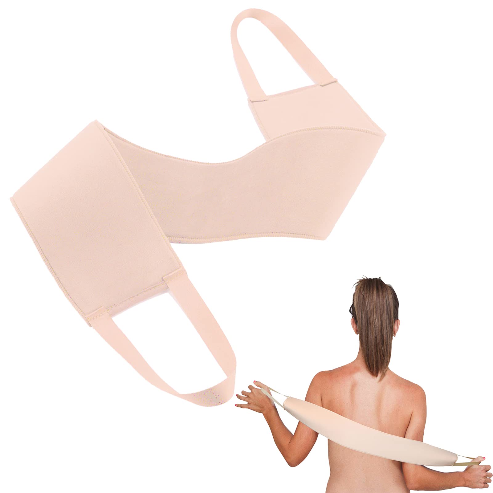 STEUGO front view of back lotion applicator shows full length for even coverage