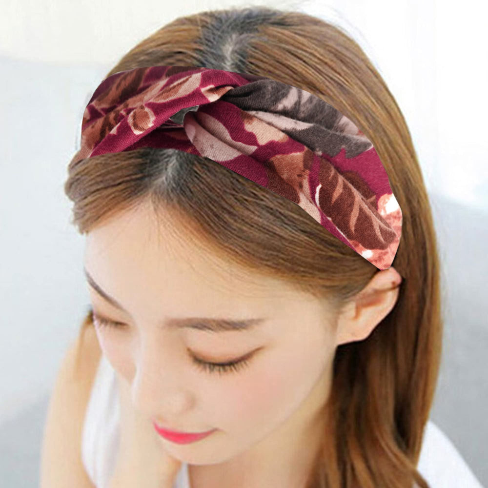 STGDAK headband worn on model showing stretch and comfortable hold
