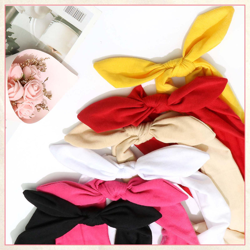 STGDAK array of solid color headbands laid flat, easy outfit coordination