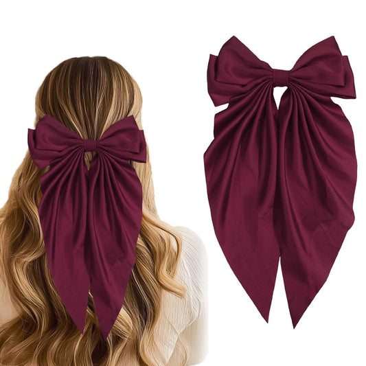STGDAK dark red bow front view showing elegant volume and color