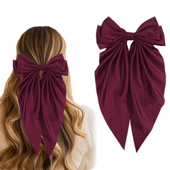STGDAK dark red bow front view showing elegant volume and color