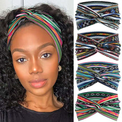 STGDAK front view of four-pack headbands showing colors and variety for styling