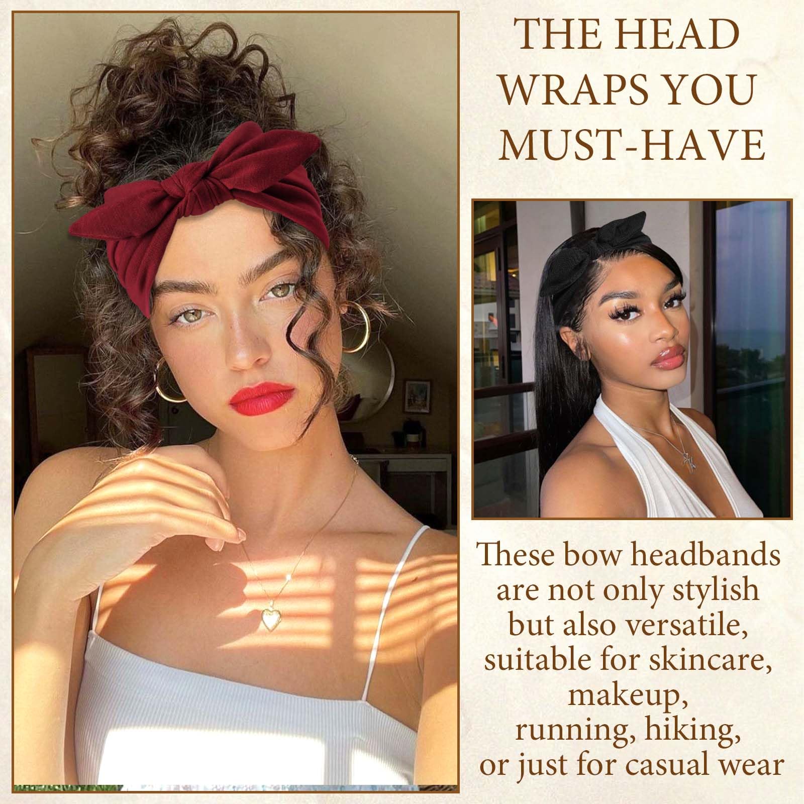 STGDAK headband worn during yoga showing sweat-ready stability