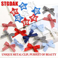 STGDAK lifestyle image with clips on a red white blue outfit for festive look