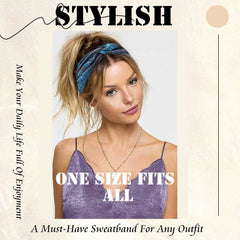STGDAK display of four patterned headbands offering versatile outfit coordination