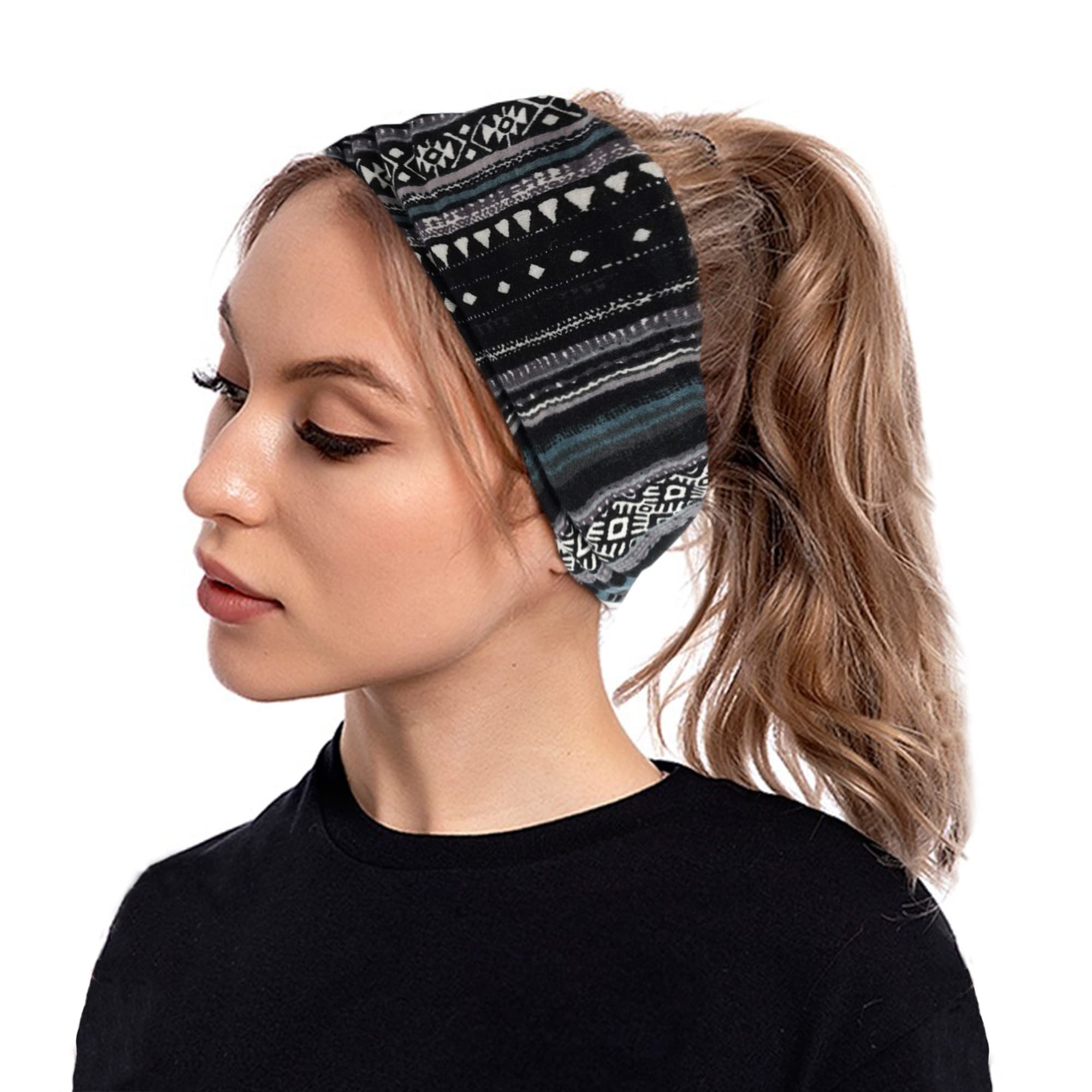 STGDAK headband in hand for scale illustrating wide coverage and fit benefit