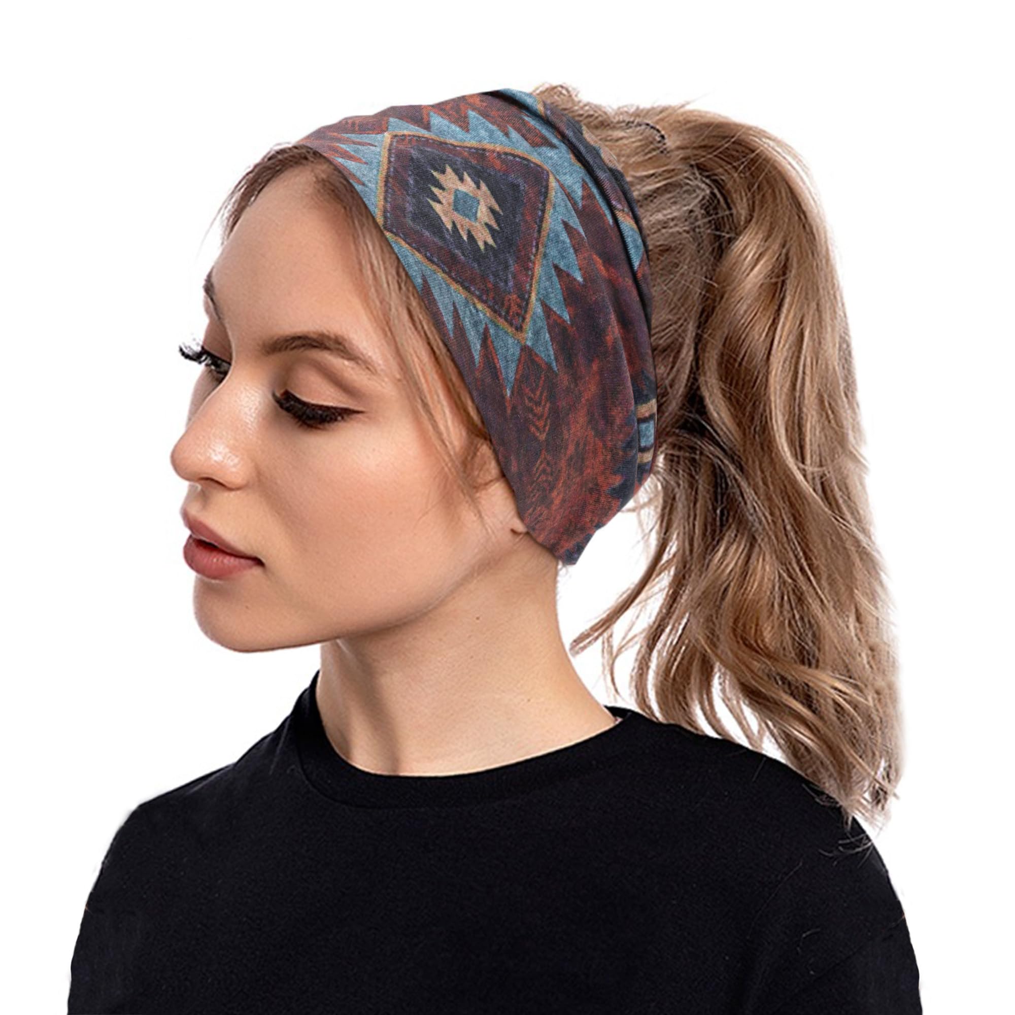 STGDAK headband next to ruler illustrating exact size and coverage for fit guidance