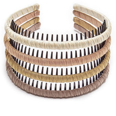 STHUAHE multicolor pack front view showing four headbands and colors