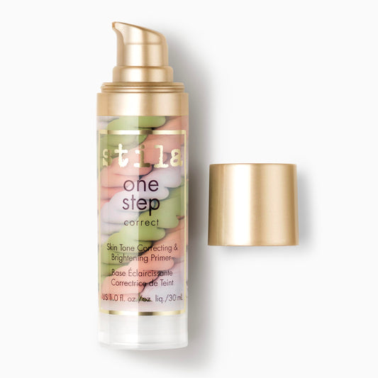 stila triple swirl visible at pump demonstrating color-correcting pigments