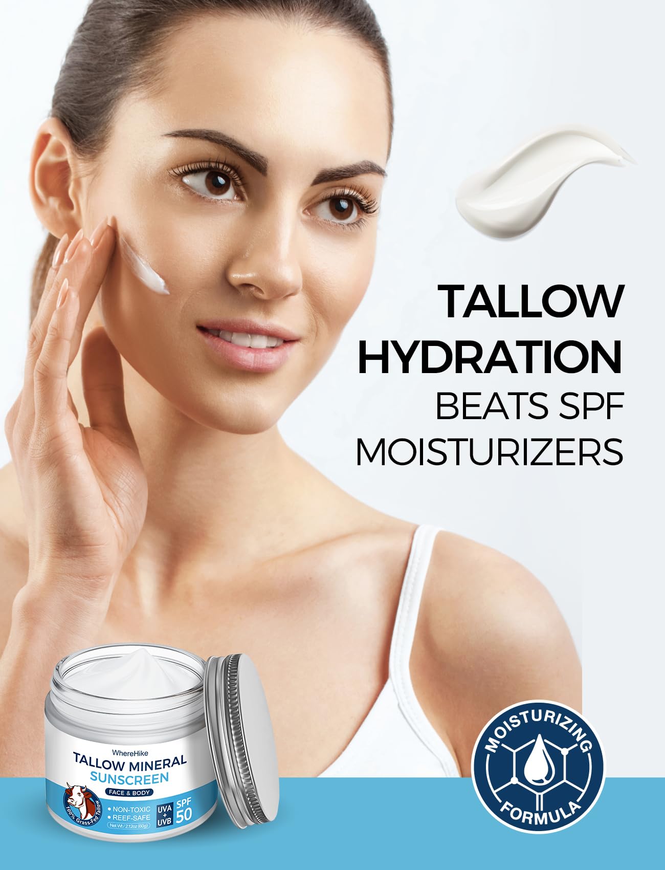 STILIP layered under makeup showing compatibility and non-greasy base