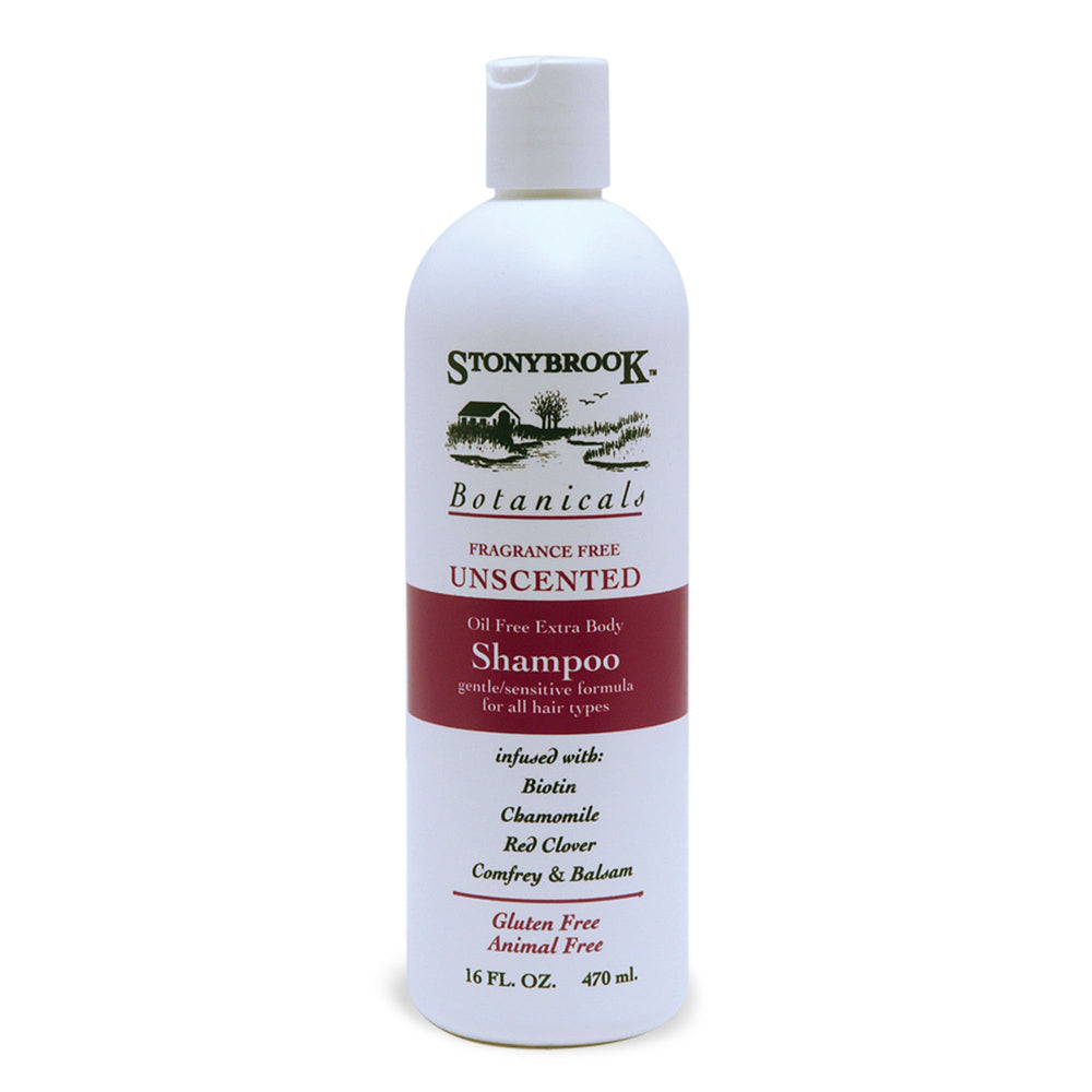 Stonybrook front packaging showing label and 16 fl oz size benefit gentle use