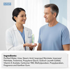 STRATUS PHARMACEUTICALS tube on bathroom shelf styled to show daily routine convenience