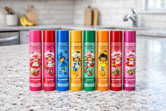 Strawberry Shortcake eight tubes laid out flat, ideal for sharing and gifting