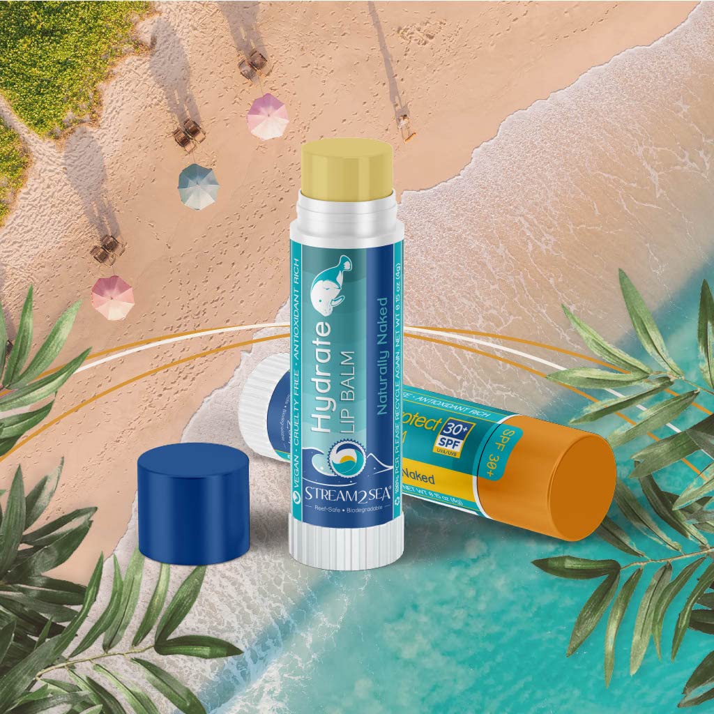 STREAM 2 SEA close-up of balm texture highlighting smooth application and nourishing feel