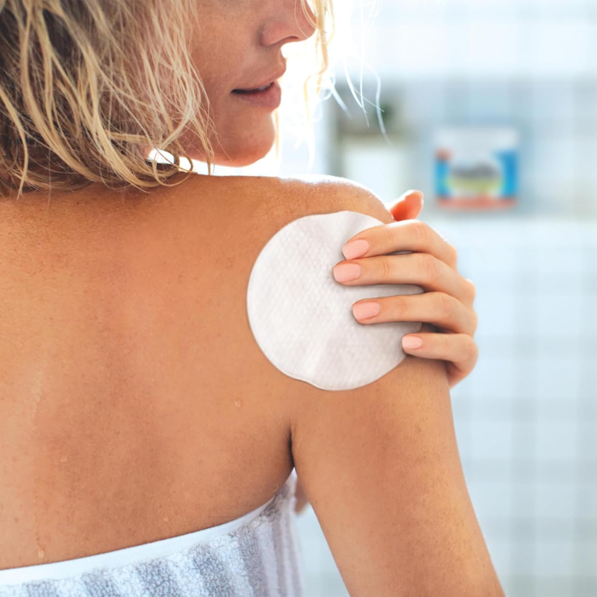 Stridex XL pads in a gym bag highlighting portable acne care benefit