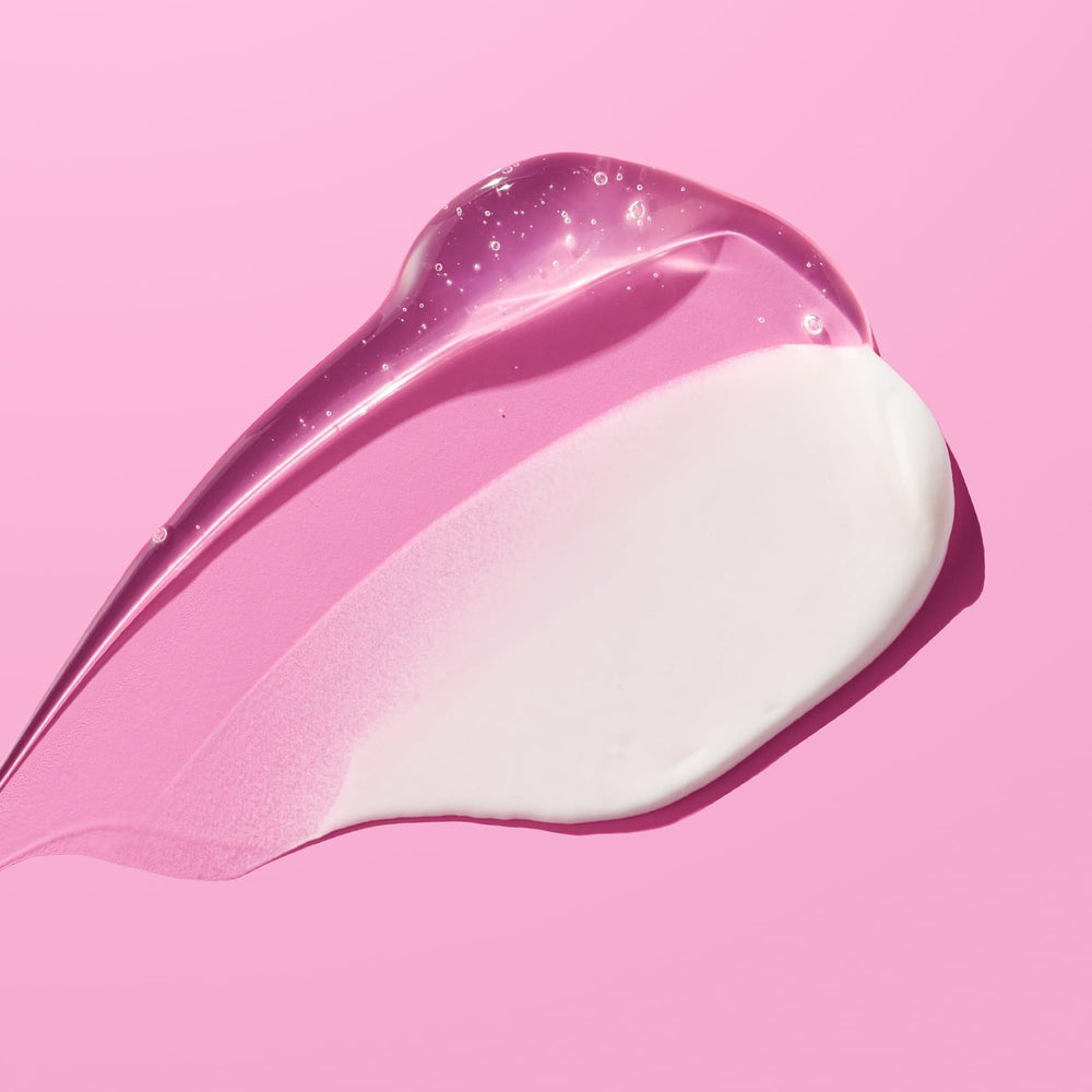 StriVectin bottle staged on bathroom counter, suggests daily routine use
