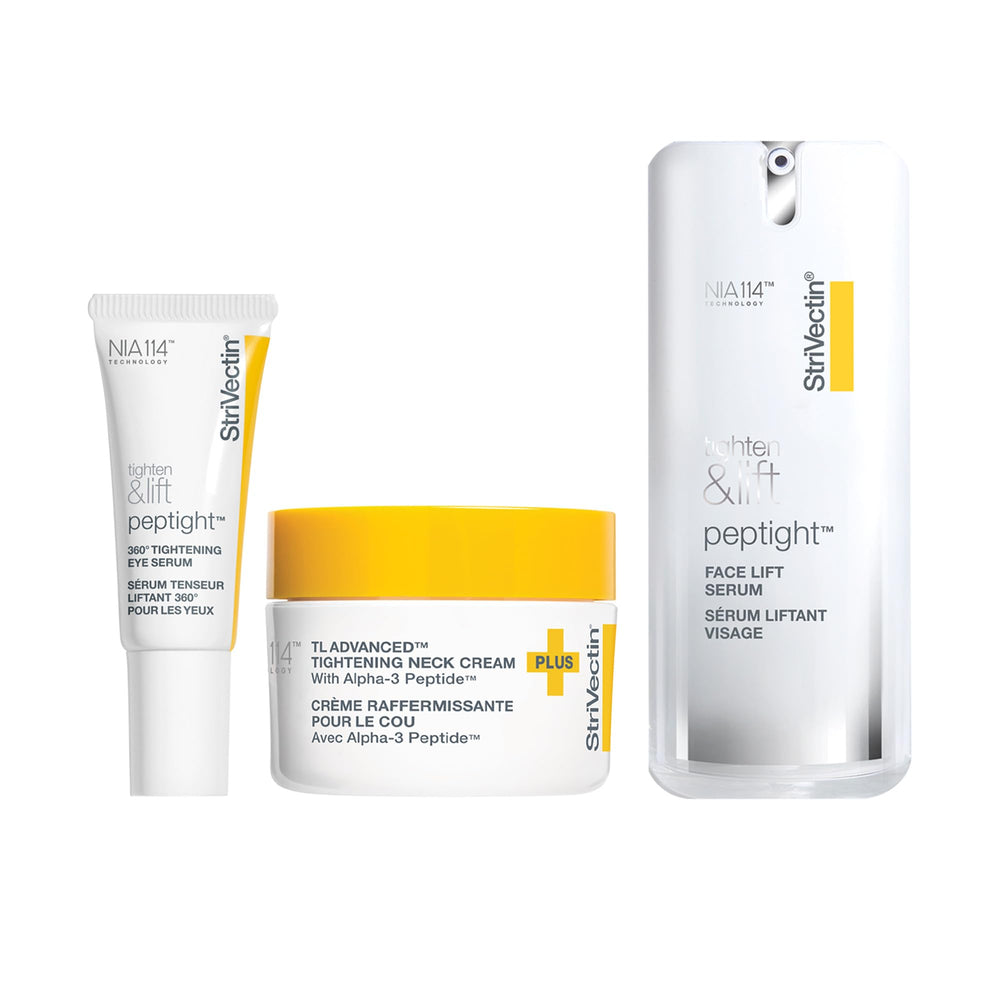 StriVectin eye serum front packaging showing size and targeted formula benefit