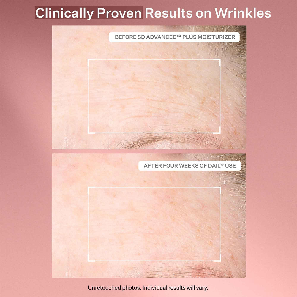 StriVectin applied to face as part of morning routine for smoother skin