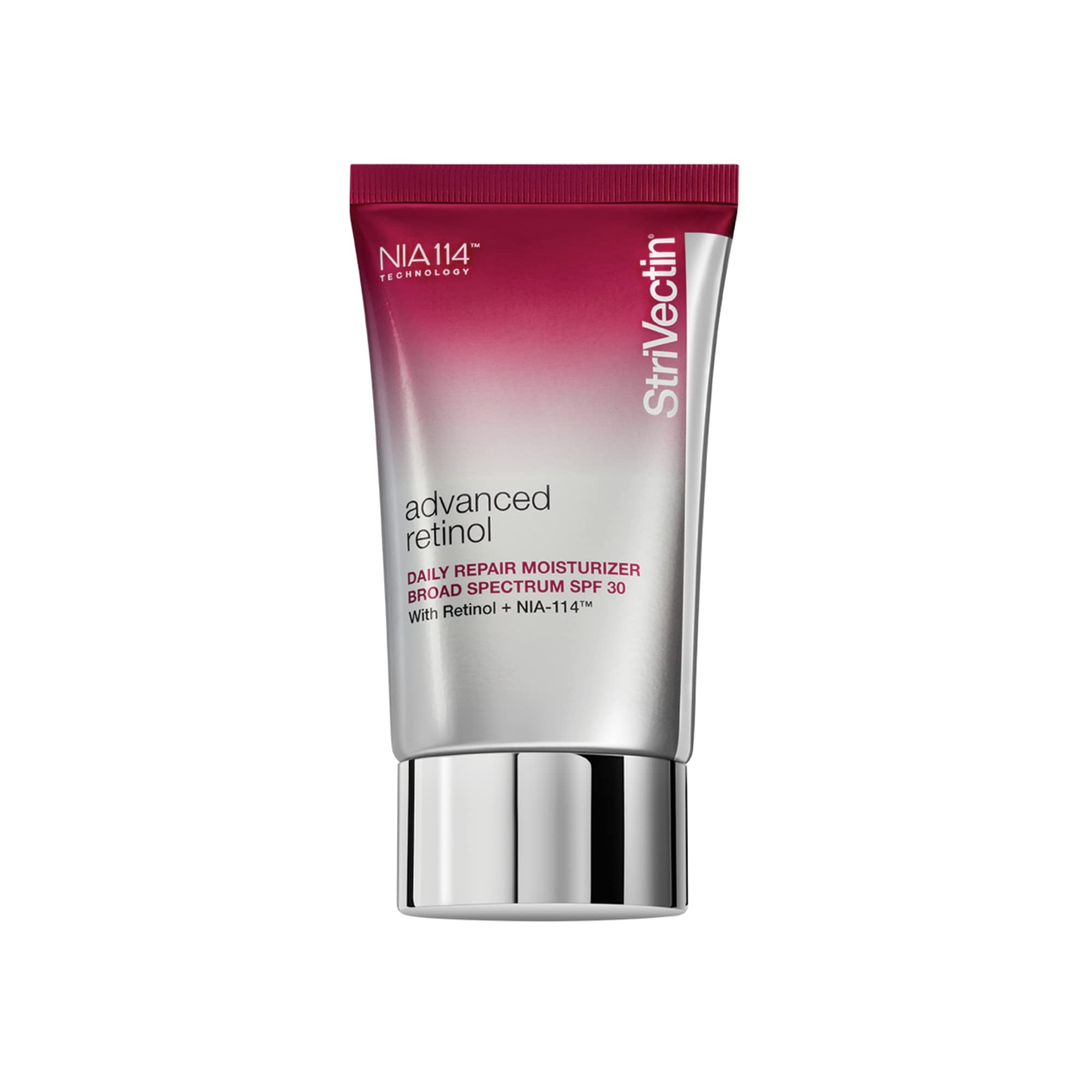 StriVectin front jar showing SPF 30 and premium packaging, protective daily defense