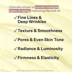 StriVectin ingredient label close-up showing retinol, NIA-114 and peptides