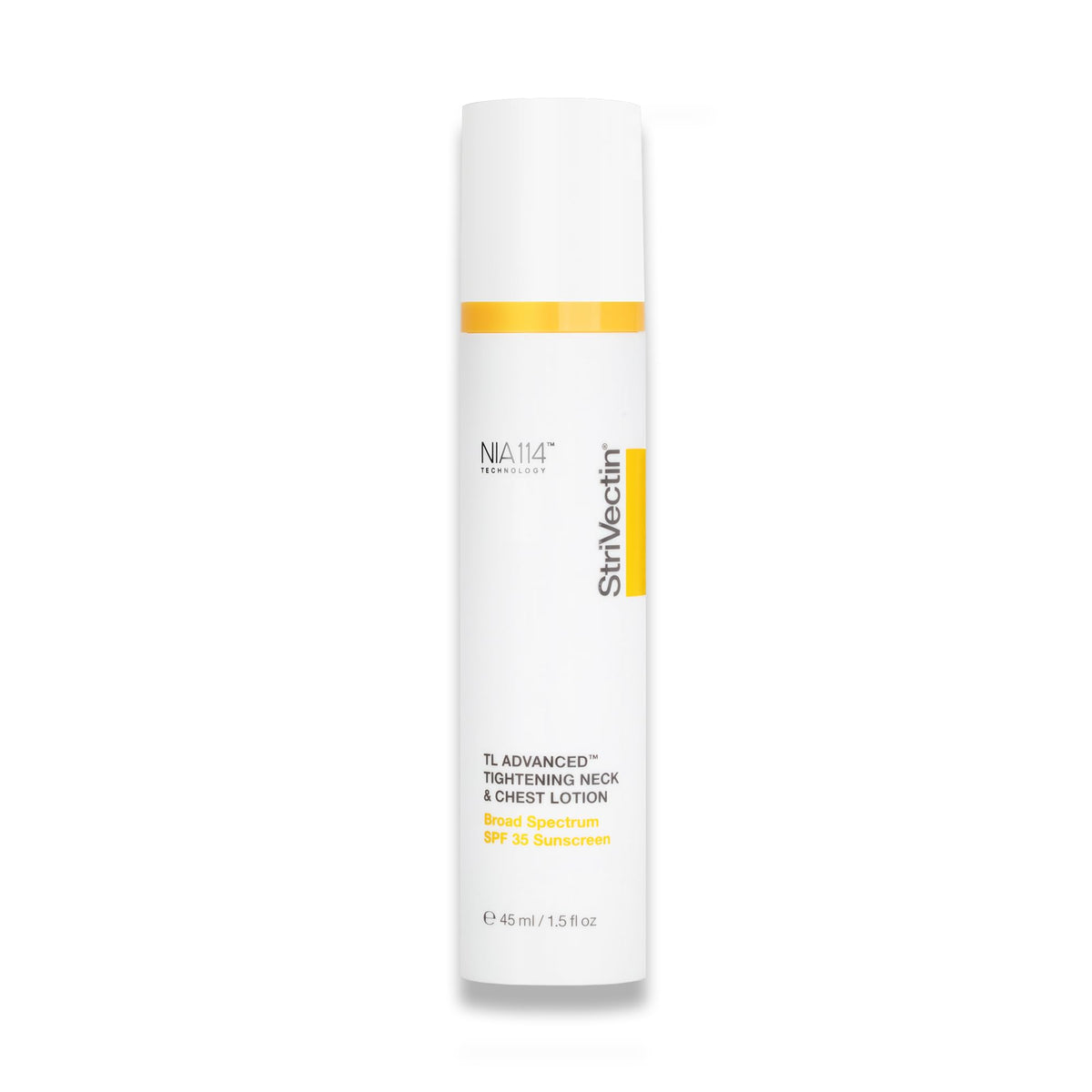 StriVectin front packaging showing SPF 35 and tightening benefits