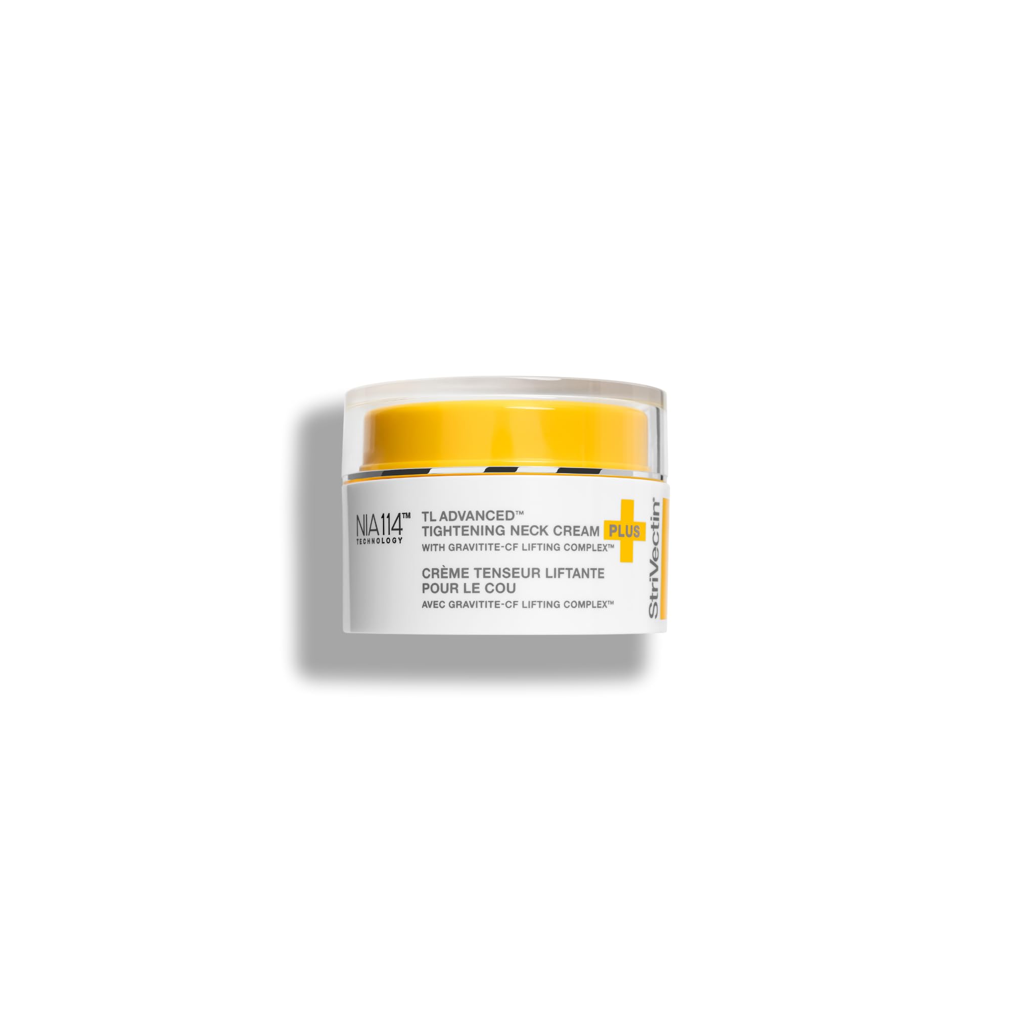 StriVectin front packaging shows product and benefits for visible lifting