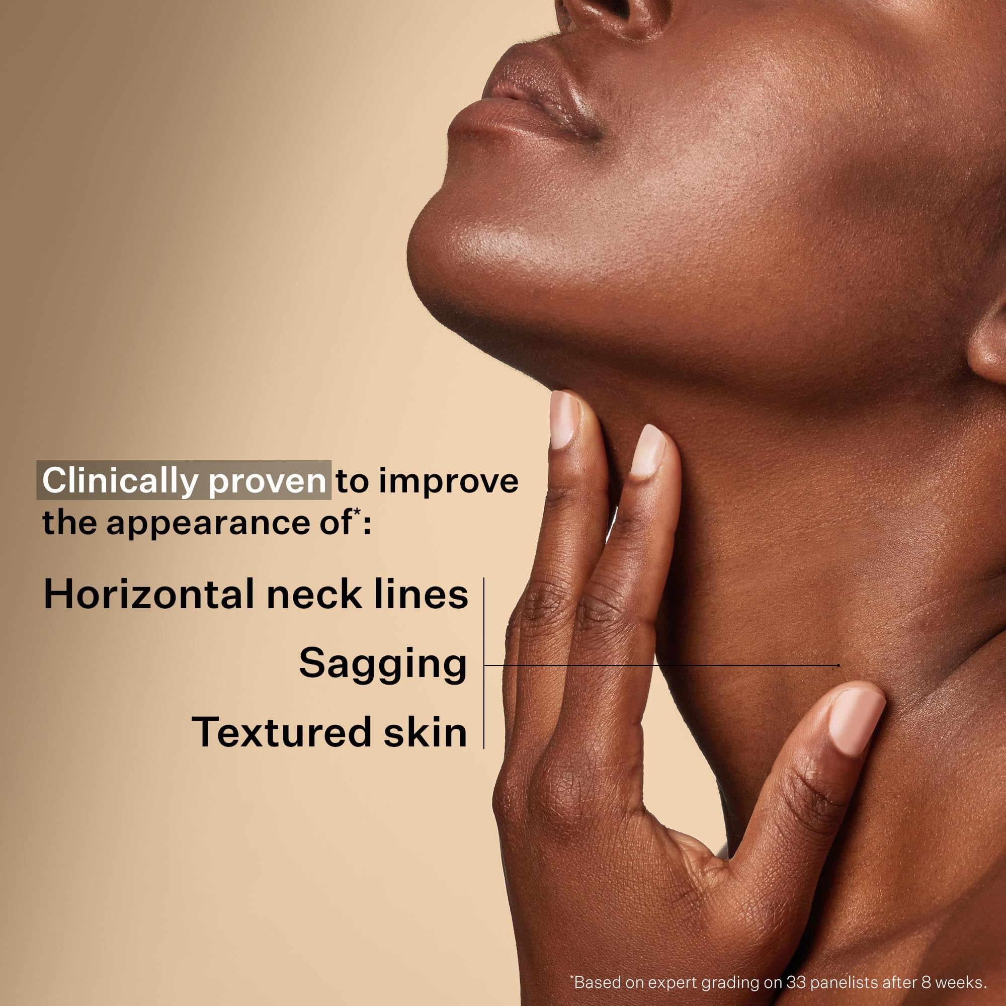Dispensed StriVectin serum texture highlighting lightweight absorption