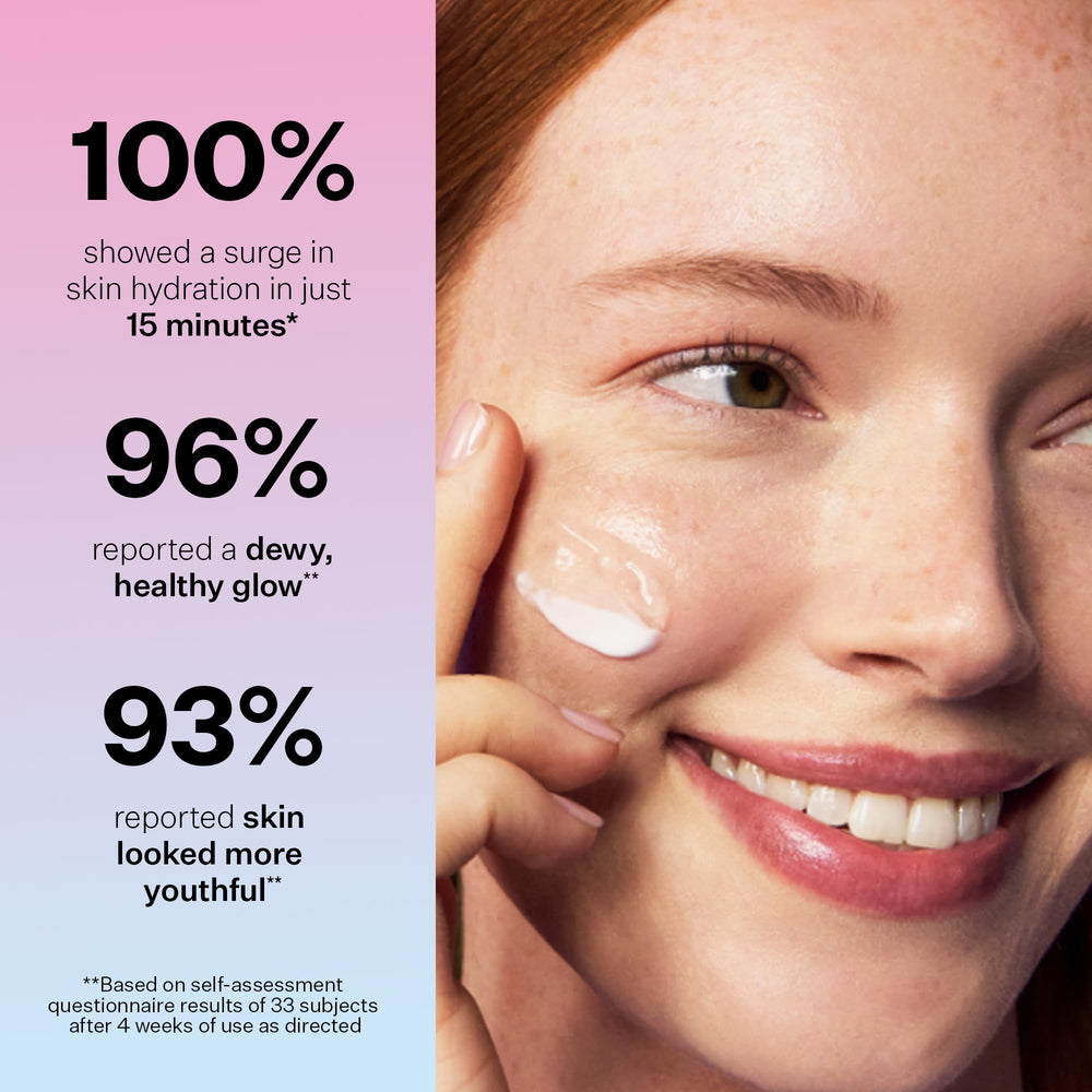StriVectin serum spread on hand, shows smooth absorption benefit