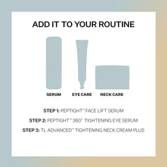 StriVectin products beside passport showing travel-friendly sizes and trial benefit