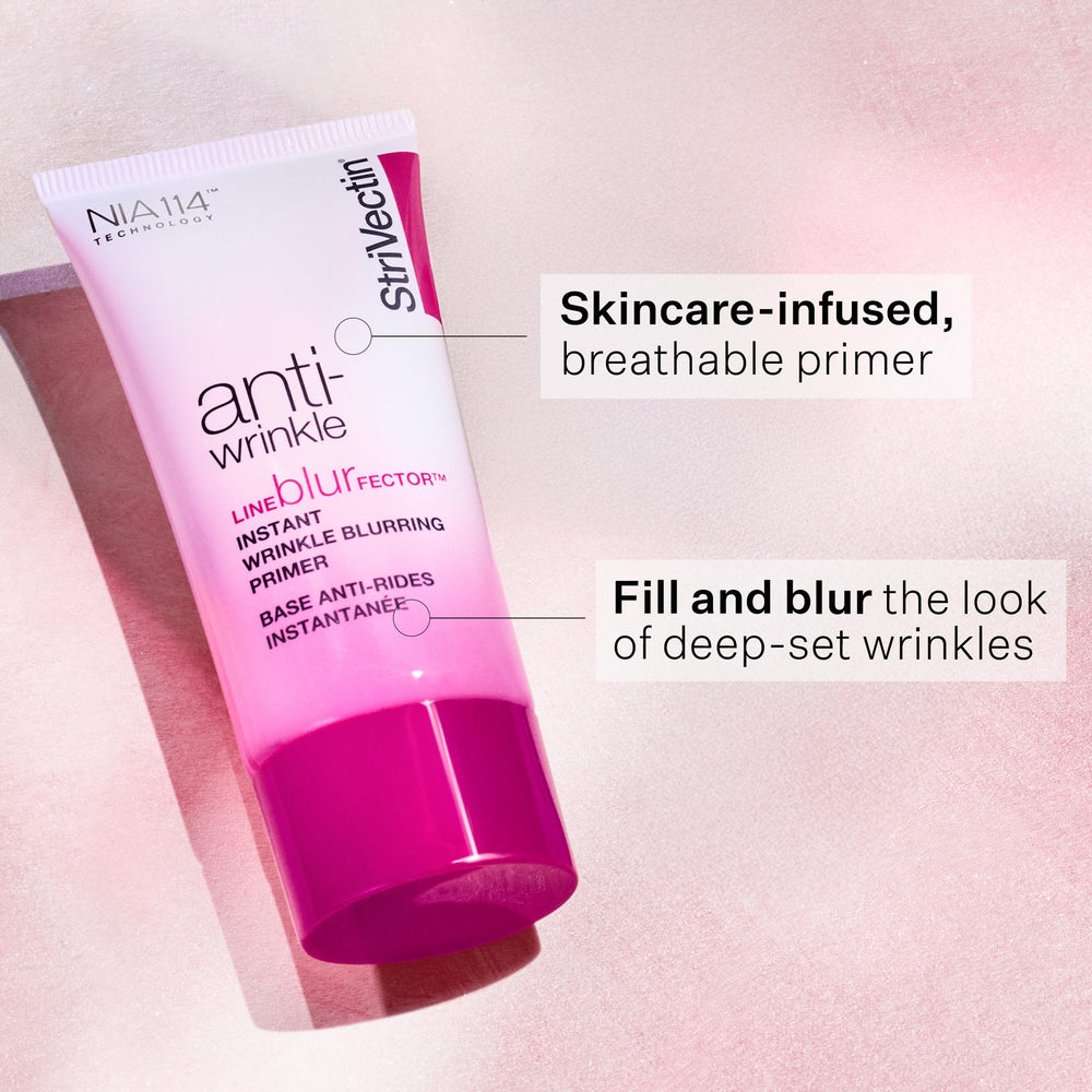 StriVectin close-up texture highlighting primer's silky finish benefits