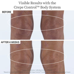 StriVectin paired with exfoliating scrub showing system for best results