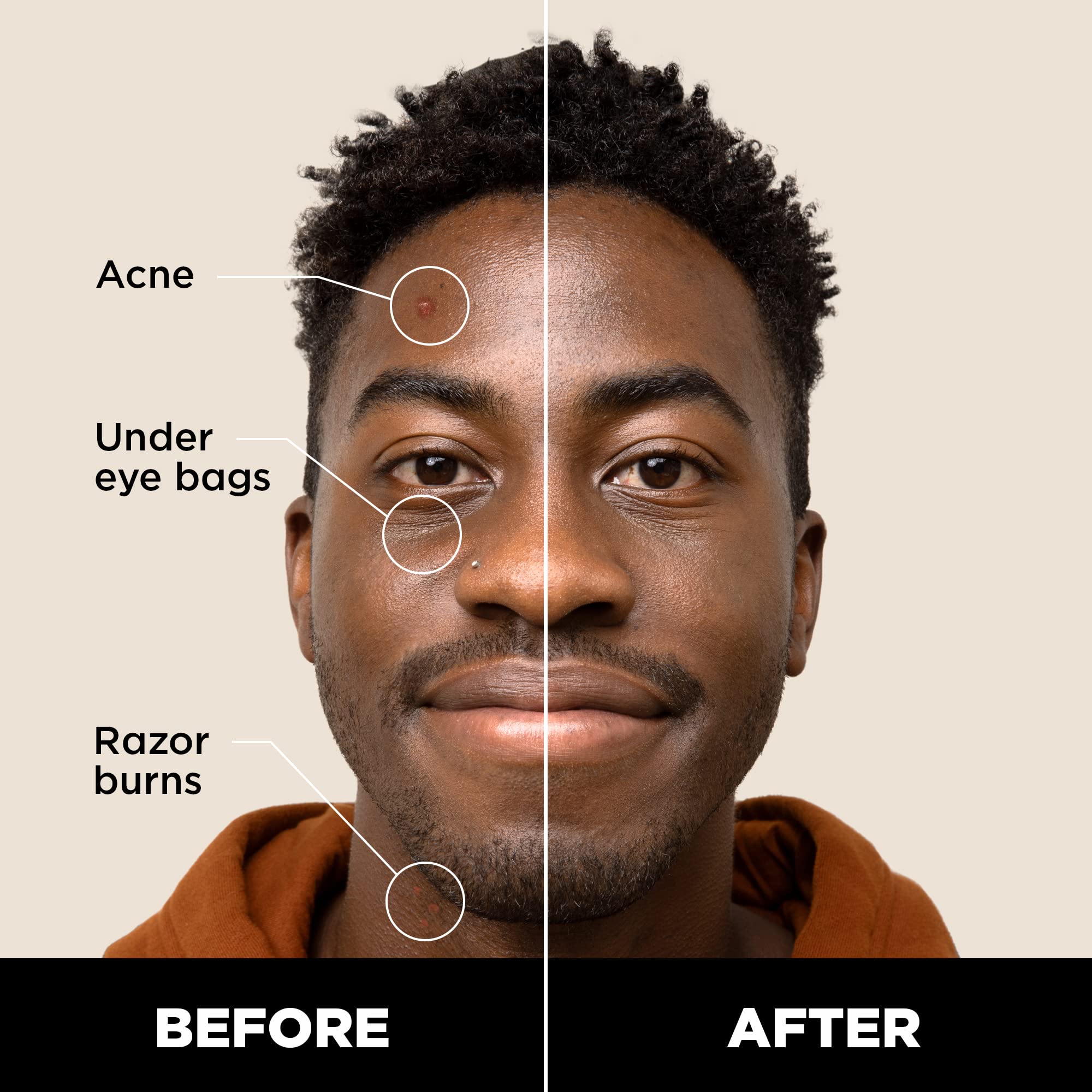 Stryx concealer tip close-up reveals twist mechanism for precise, no-waste application benefit