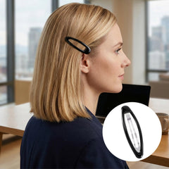 STSTR side profile clip in hair securing strands for comfortable hold benefit