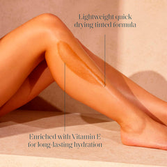 St.Tropez body brush angle demonstrating ergonomic handle for reach