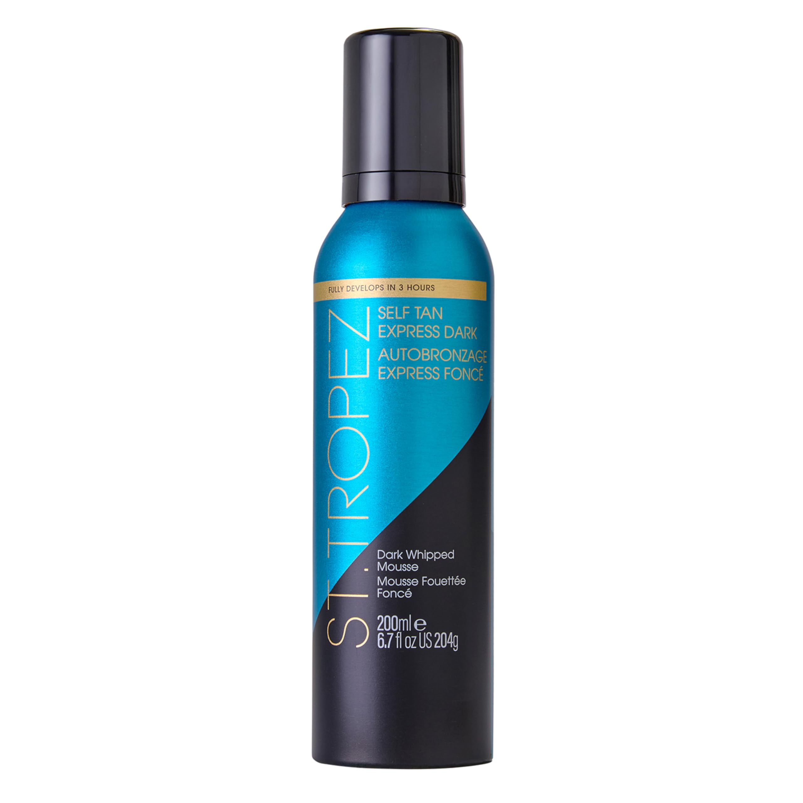 St.Tropez front packaging showing product benefits and deep tan result