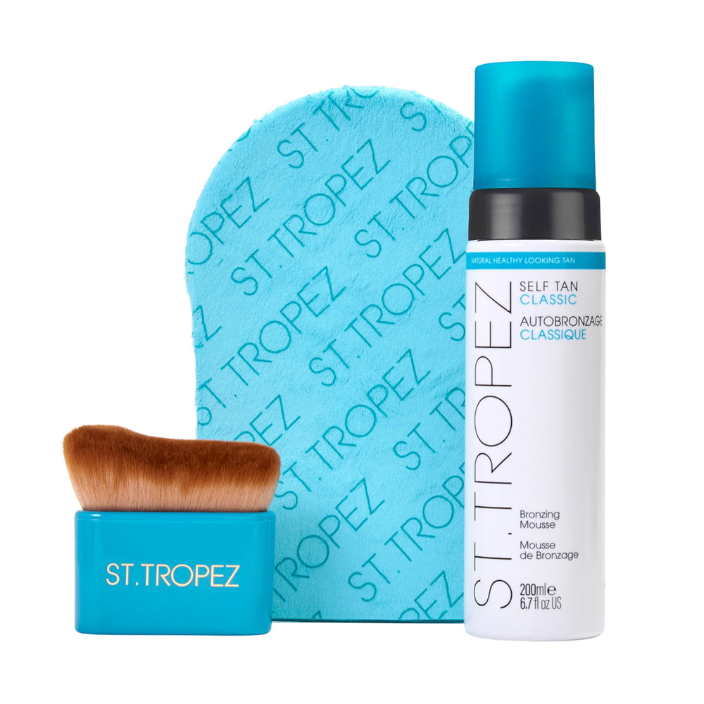 St.Tropez kit front packaging showing full set and benefits