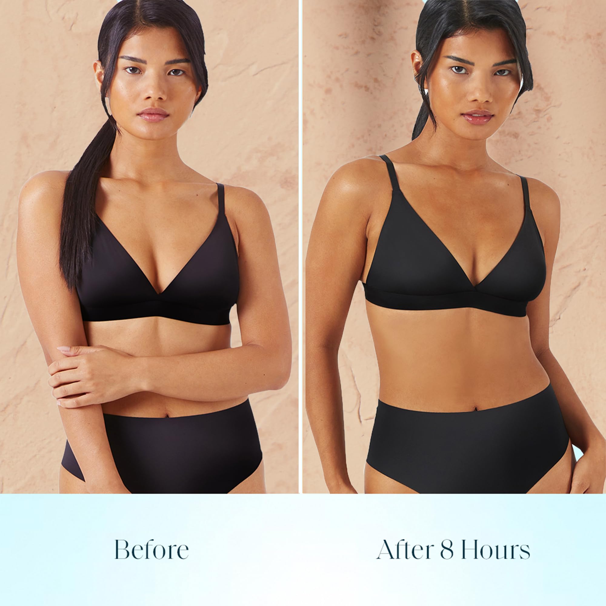 St.Tropez product label detail highlighting vegan and cruelty-free benefits