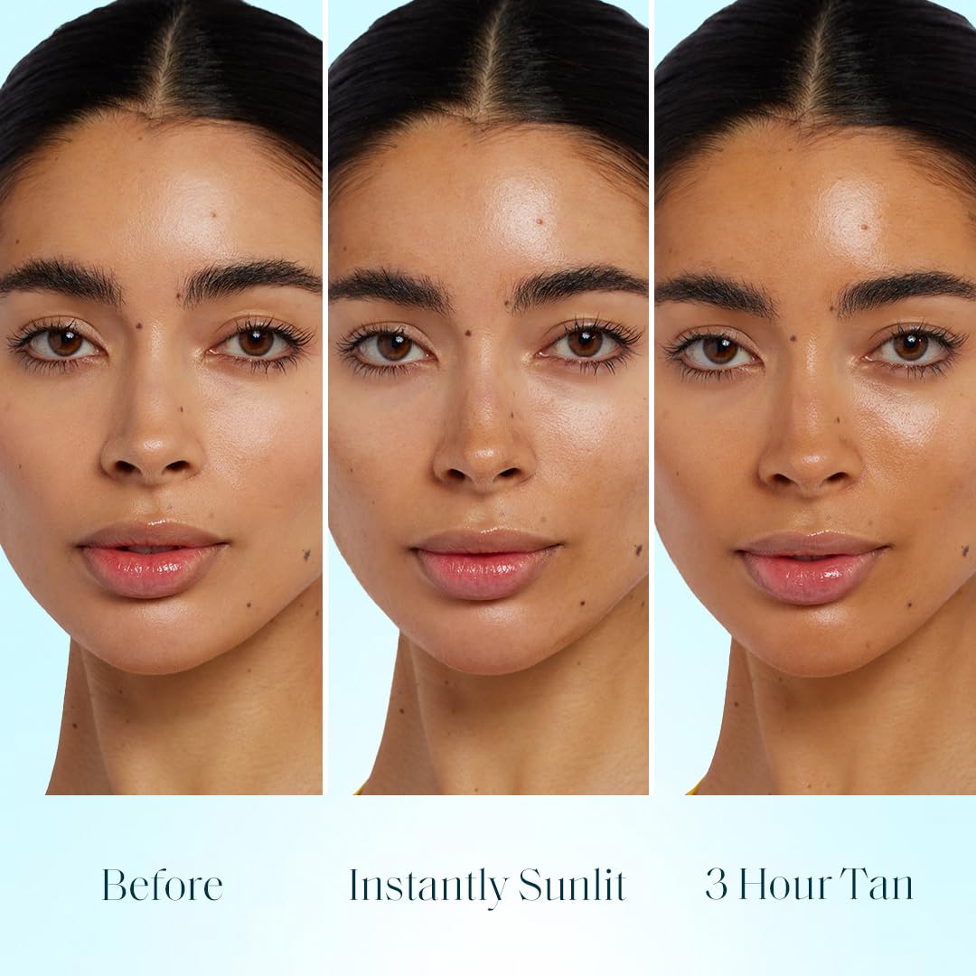 St.Tropez blended tint under makeup illustrating smooth base benefit