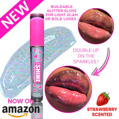 Shop Stunner Shades wand applicator detail for precise glitter placement