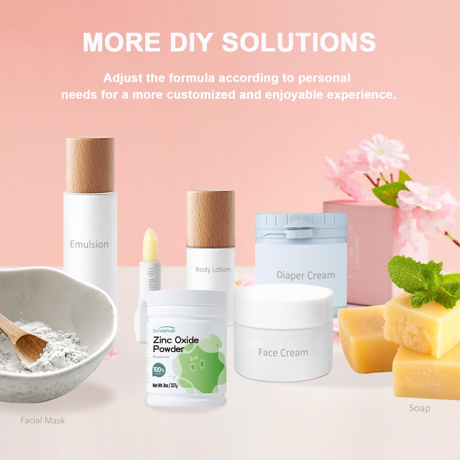 Sturelehub DIY sunscreen tube in lifestyle scene showing finished product benefit