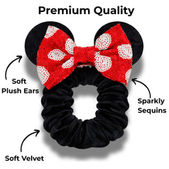 Styla Hair sequin bow detail showing sparkle and decorative finish