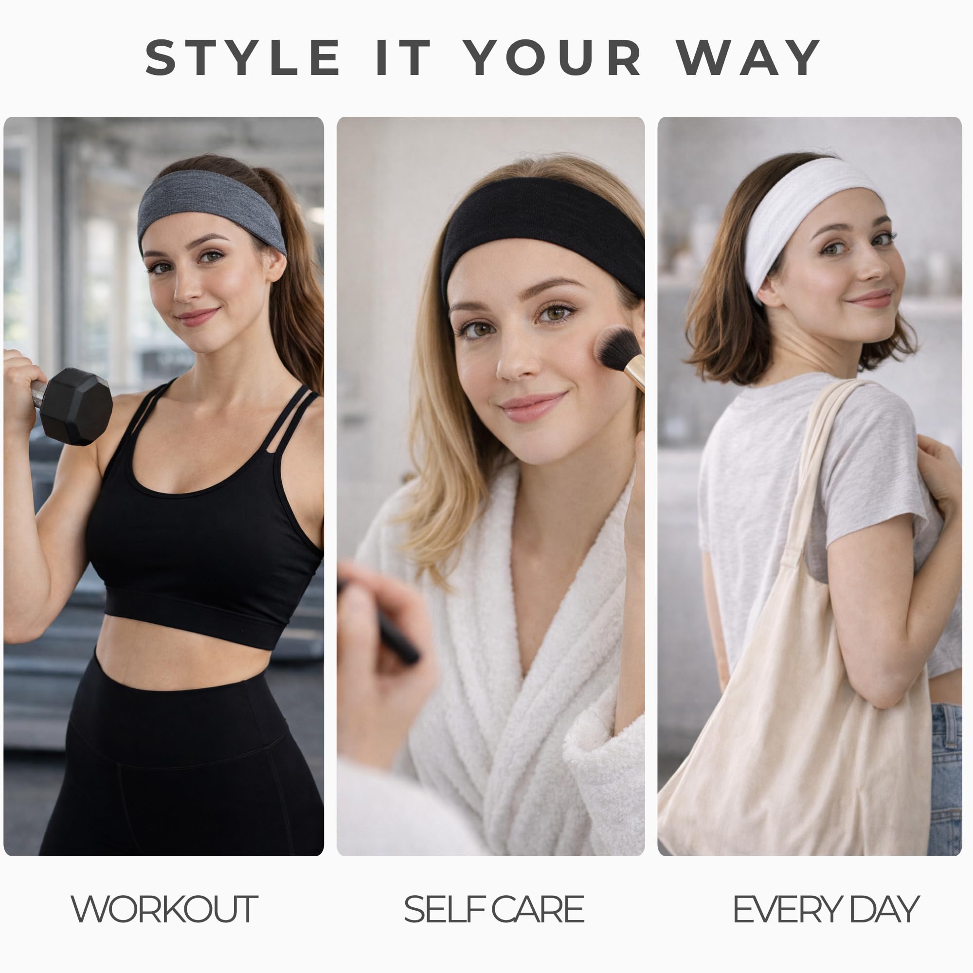 Styla Hair side profile on model showing comfortable fit without hair pulling