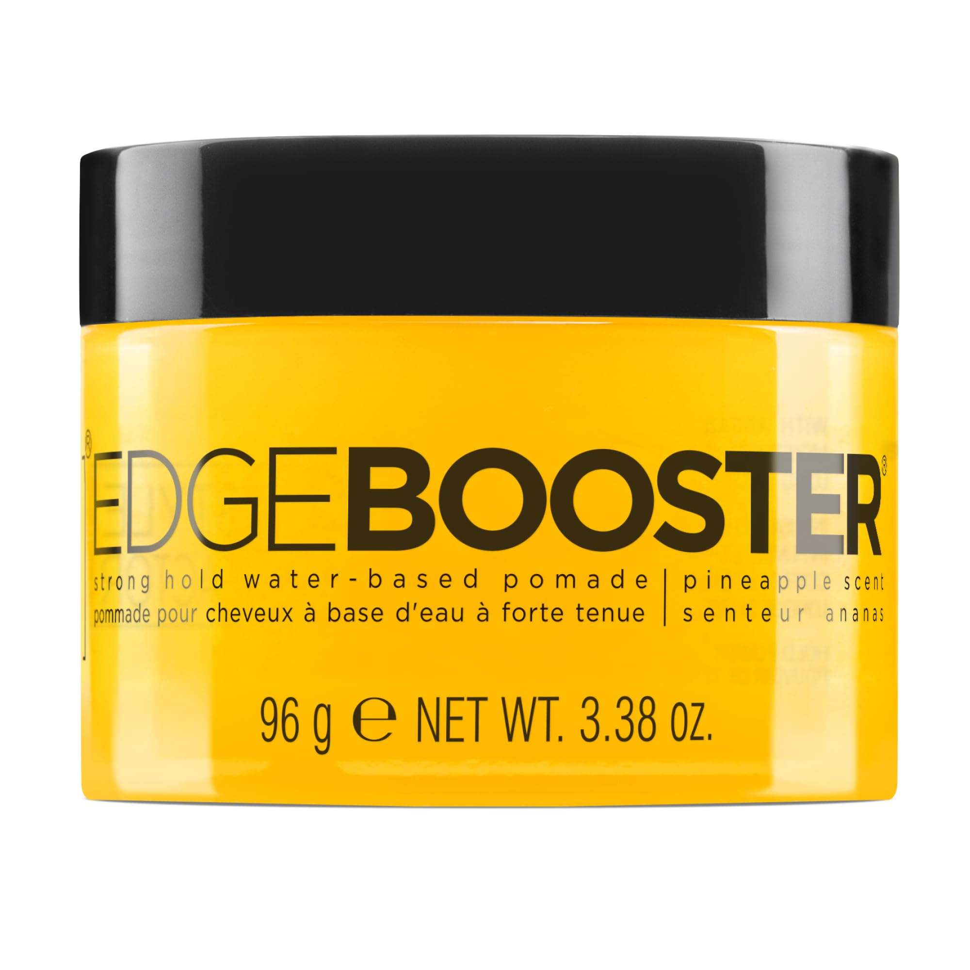 Style Factor front jar showing label and pineapple scent for confident hold