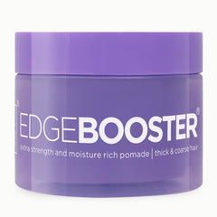 Style Factor jar front view showing label and violet crystal scent, clear product identity and appeal
