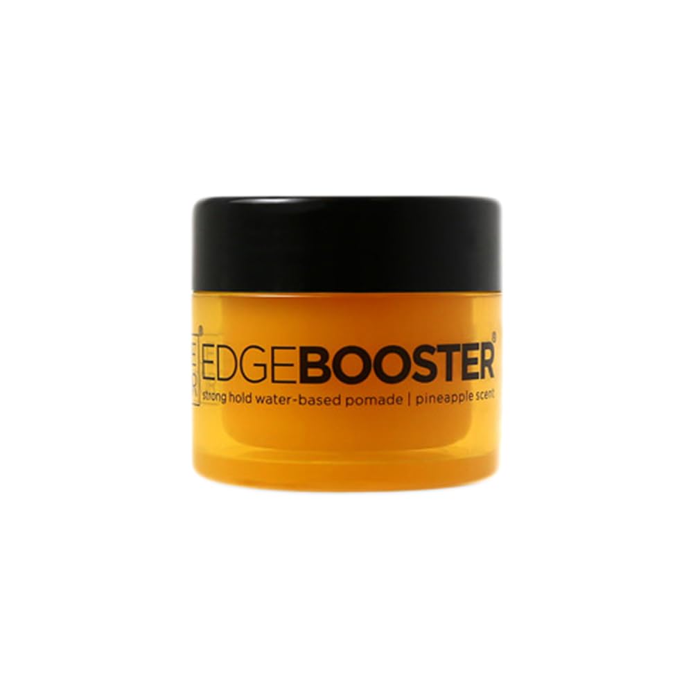 Style Factor EDGEBOOSTER front tin showing label and pineapple scent, easy portability