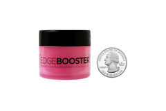 Style Factor EDGEBOOSTER open jar texture showing glossy pomade and argan oil moisture benefit