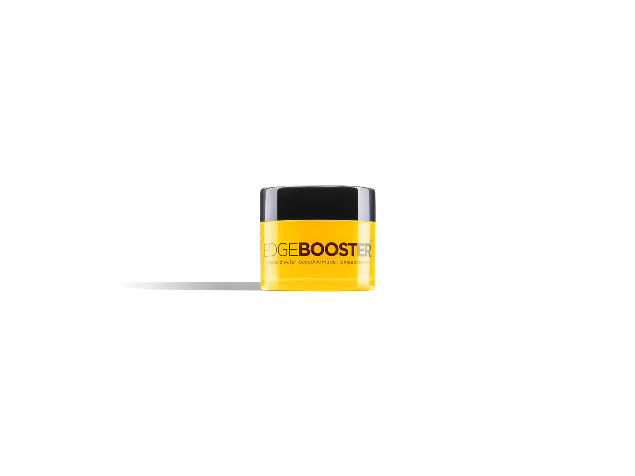 Style Factor EDGEBOOSTER next to a hand for scale, compact travel size convenience