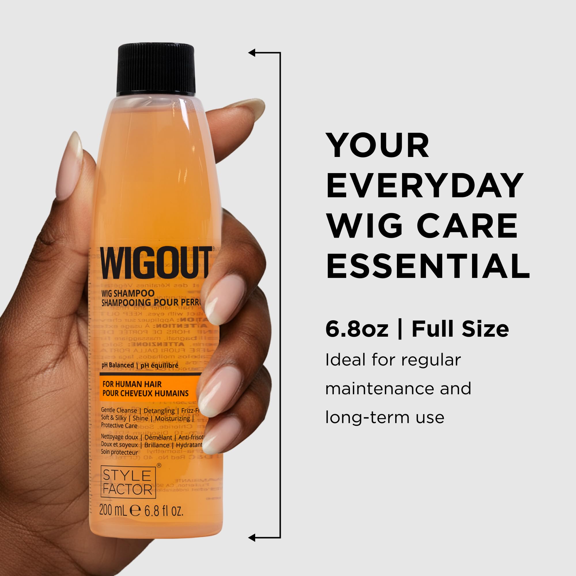 Style Factor vegan keratin ingredient display for protective care