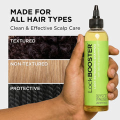 Style Factor scalp close-up with cooled, invigorated roots after application