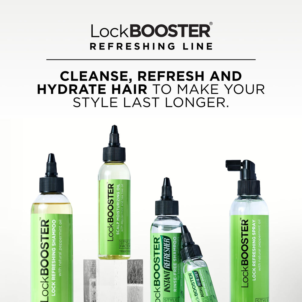 Style Factor 8 oz bottle next to common items to show true size and portability